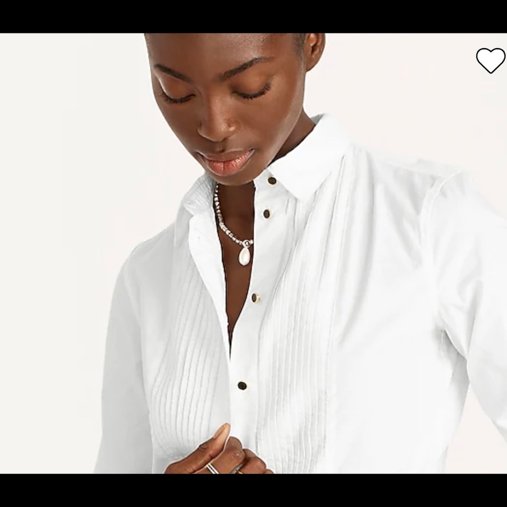 Brand new J. Crew Women’s Slim Fit Tuxedo Shirt